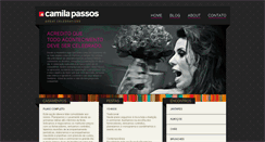 Desktop Screenshot of camilapassos.com.br